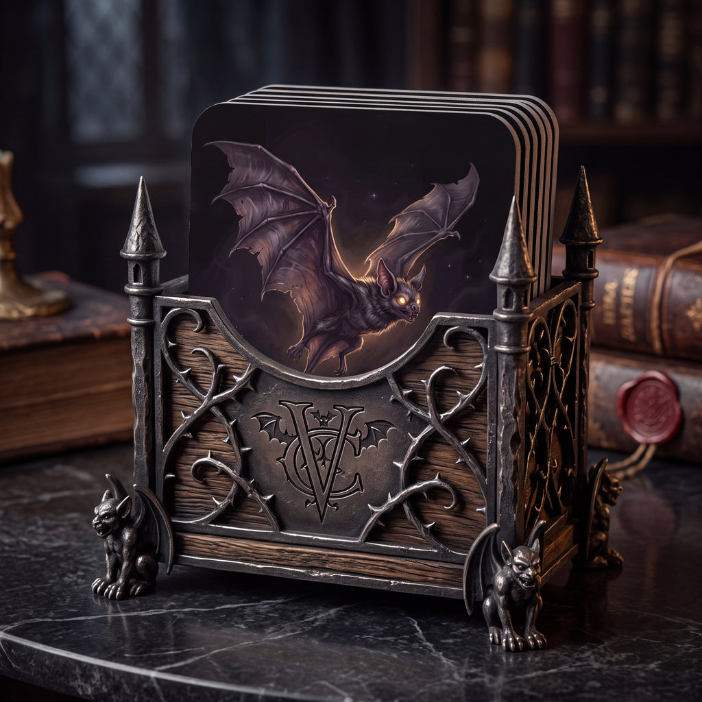 Bat Coaster – Spooky Halloween Drink Mat