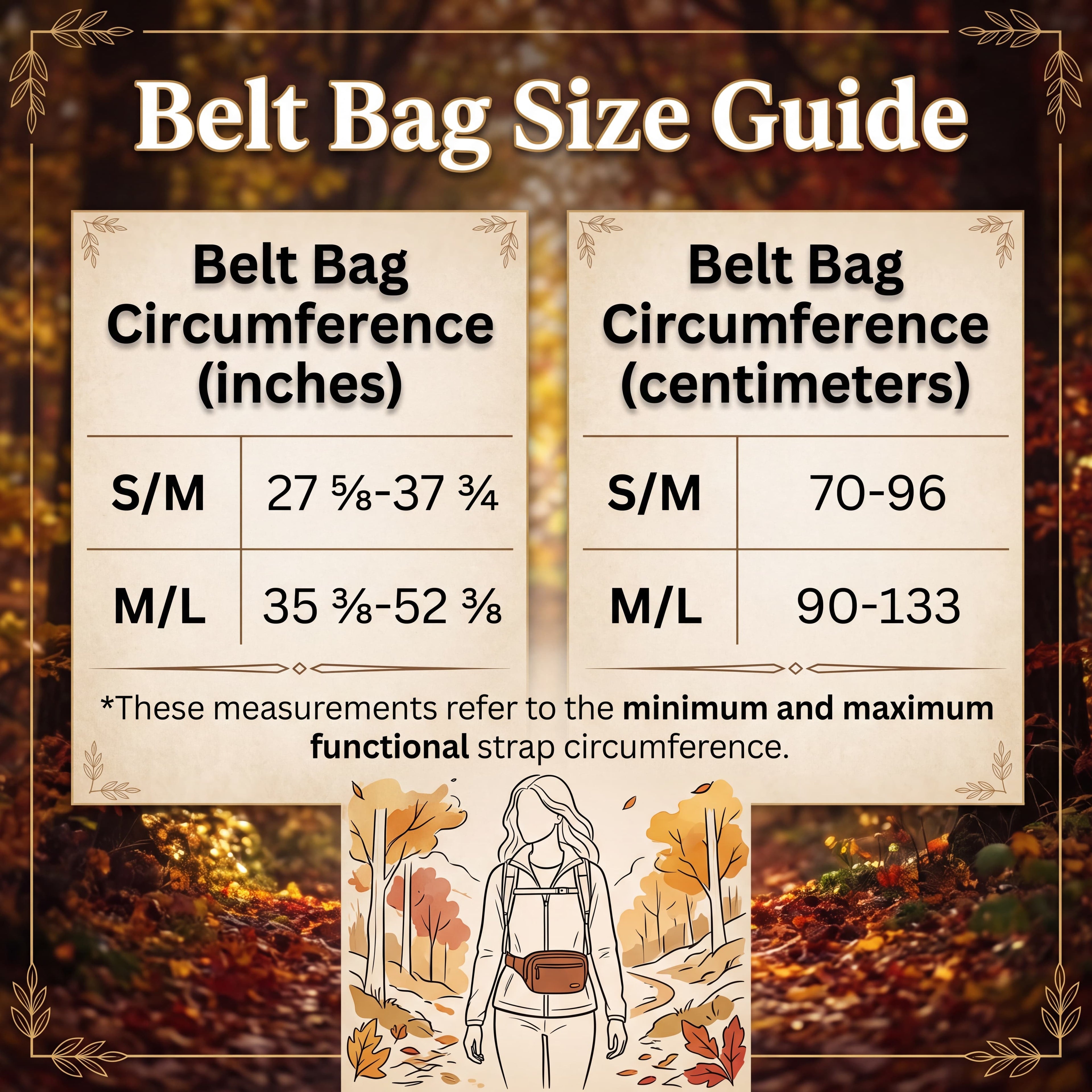 CUT-SEW Autumn Leaves Belt Bag – Waist Bag
