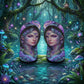 Fairy Flip Flops | Magical Purple Fae Fantasy Sandals
