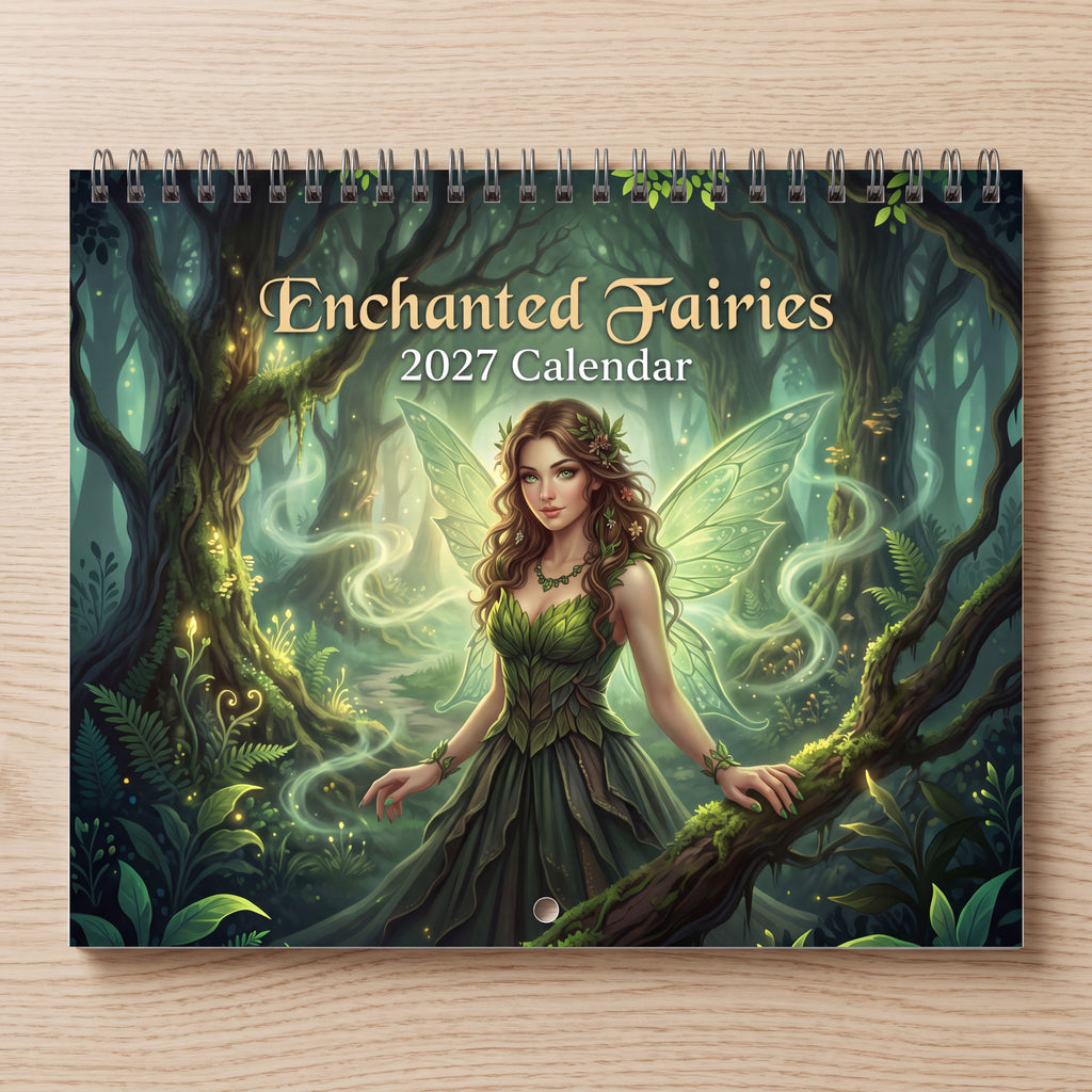 Enchanted Fairies 2027 Wall Calendar | Magical Seasonal Fairy Art
