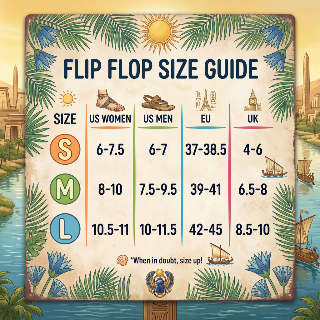 Egyptian Scarab Flip Flops | Jeweled Ancient Egypt Pyramid Sandals