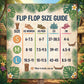 Jungle Flip Flops | Tropical Rainforest Lagoon Sublimation Sandals
