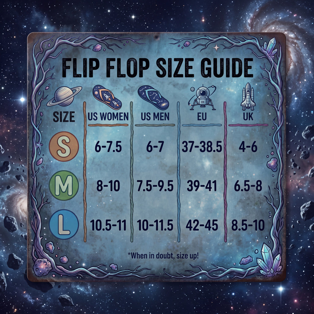 Galaxy Space Flip Flops – Blue Nebula Starfield Sandals