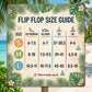 Tropical Sunset Beach Flip Flops | Palm Tree Ocean Sublimation Sandals