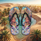 Genie Girl Flip Flops | Magical Palace Sublimation Sandals