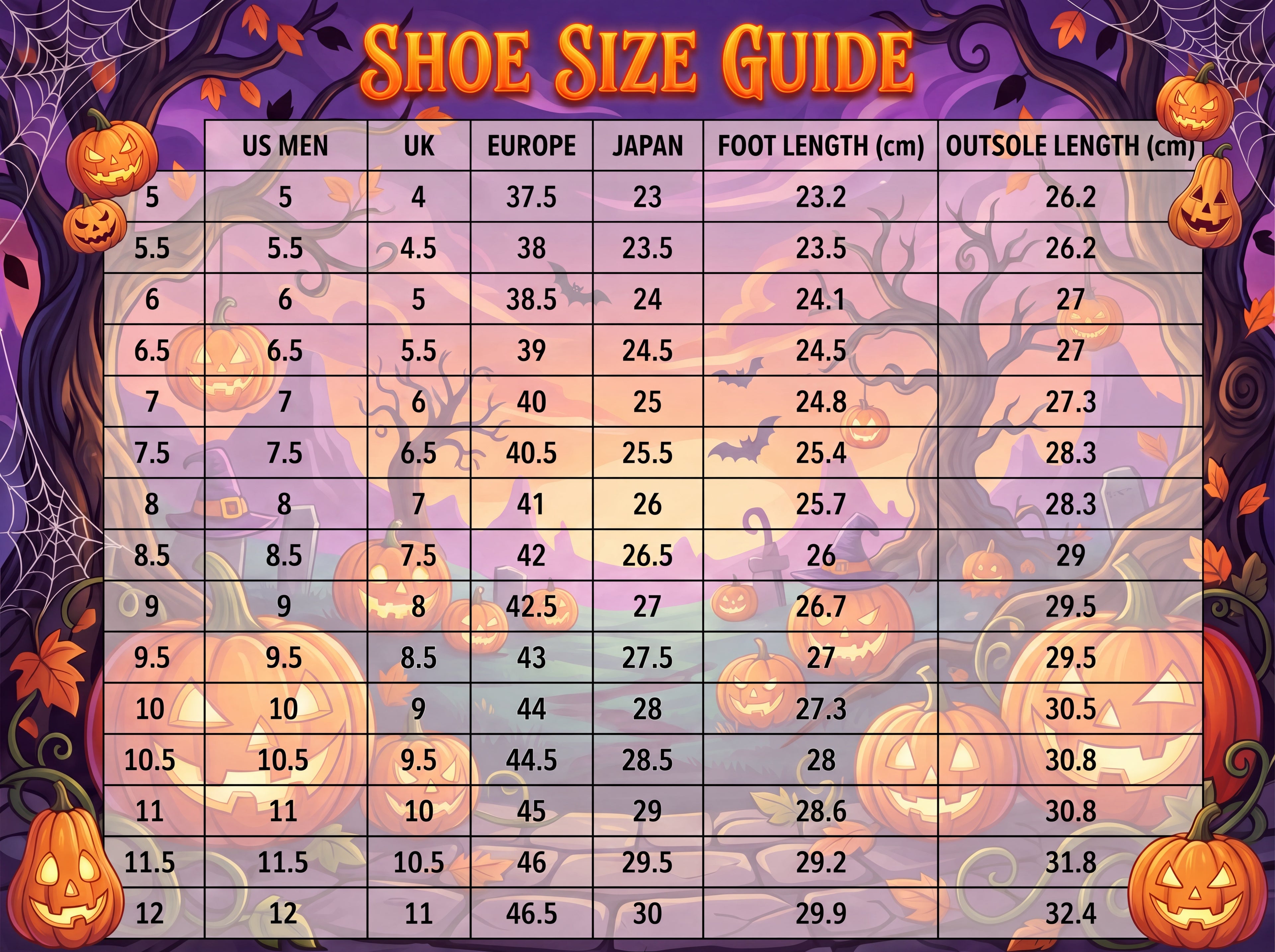 Men’s Halloween Pumpkin Slip-On Shoes | Black and Orange Jack-O’-Lantern Canvas Sneakers