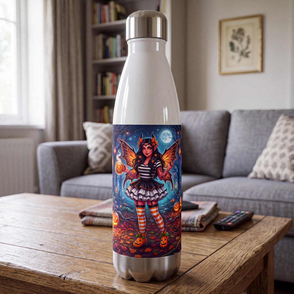 Halloween Fairy Water Bottle – Pumpkin Forest Stainless Steel Bottle