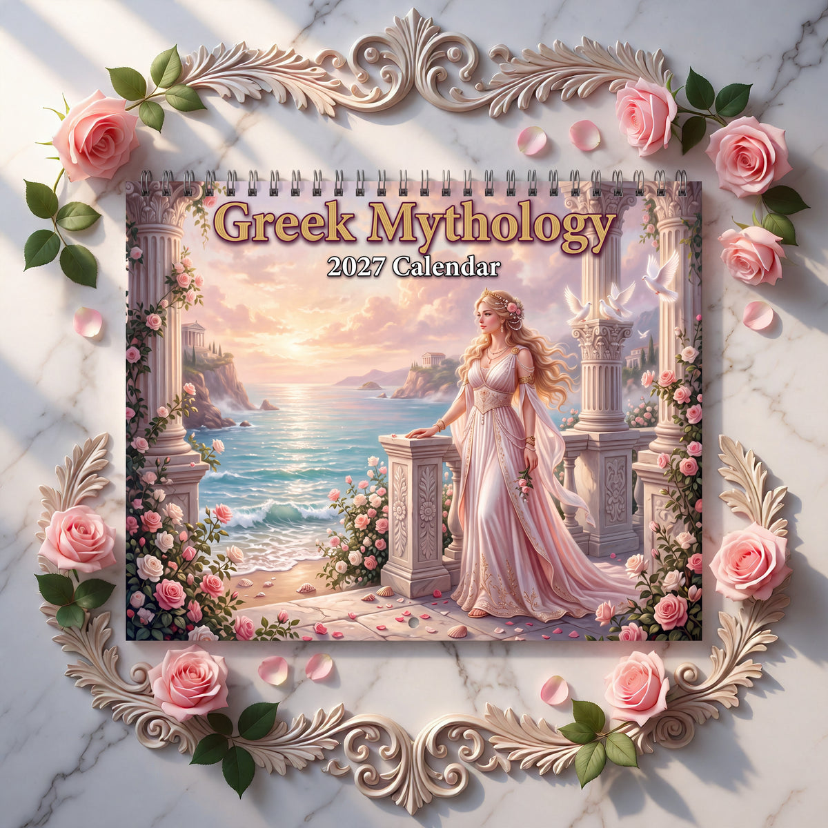 Greek Mythology 2027 Wall Calendar – Greek Gods and Goddesses Fantasy Art, Zeus, Aphrodite, Poseidon & More