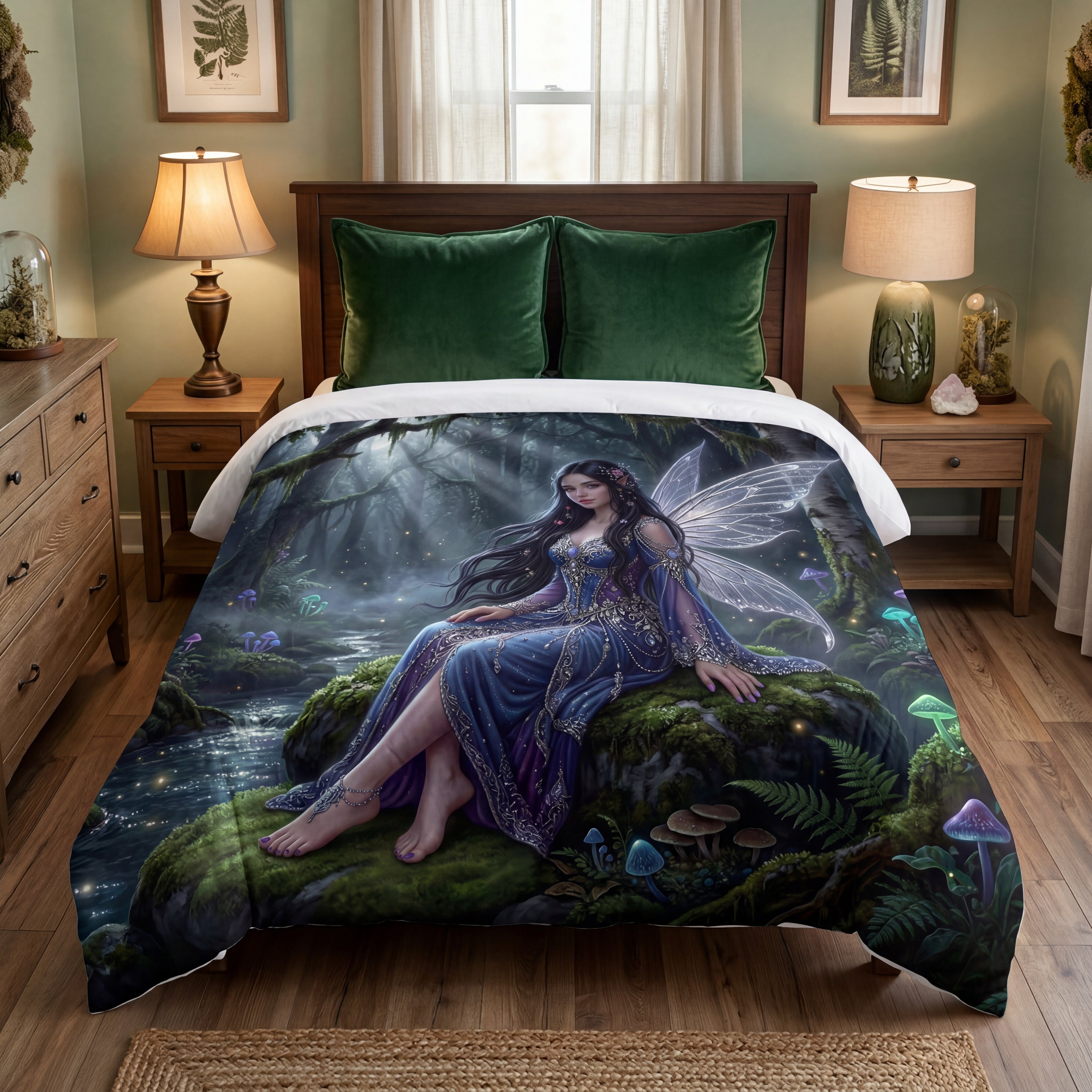 Moonlit Fairy Comforter | Enchanted Forest Fantasy Bedding Set
