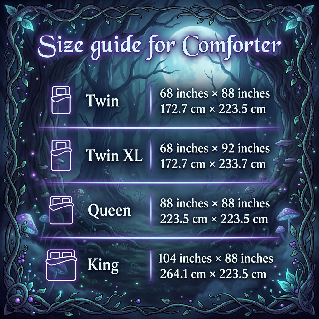 Mondlicht-Gothic-Bettdecke | Vampir-Queen-Bettwäsche