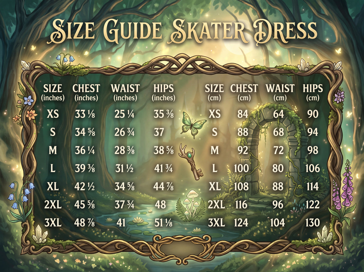 Forest Fairy Skater Dress – Green Woodland Fantasy Dress