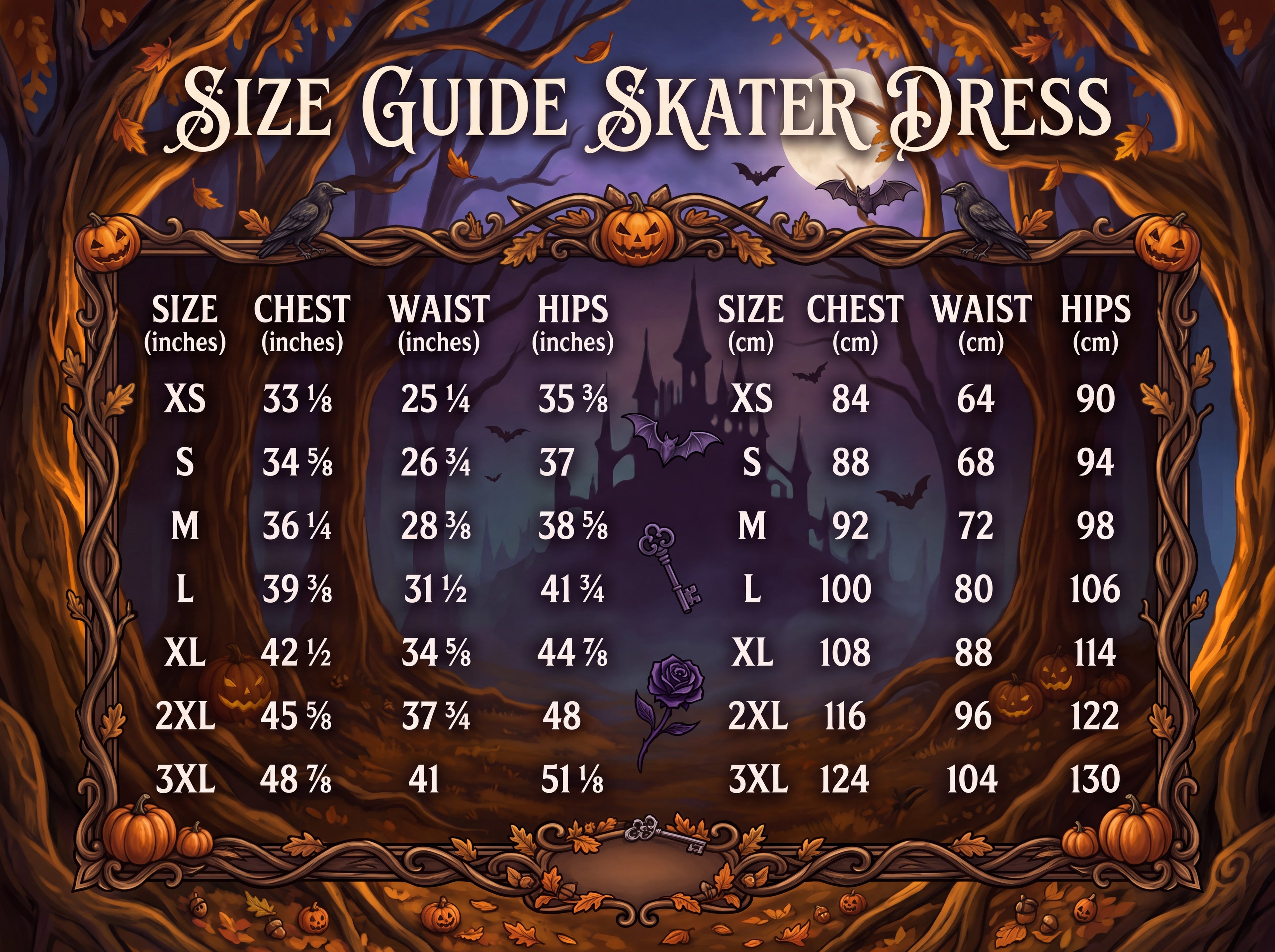 Halloween Pumpkin Skater Dress – Orange & Black Jack-O’-Lantern Print