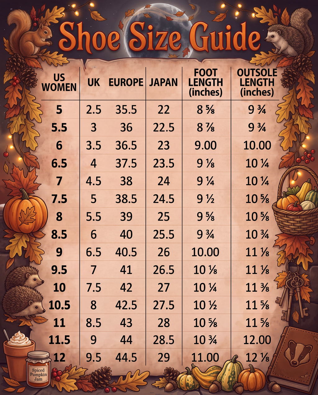 Women's Autumn Leaves Slip-On Shoes – Burnt Orange, Burgundy & Gold Fall Canvas Sneakers