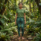 Snake Yoga Leggings | Serpent Scales Fantasy | High-Waisted Activewear