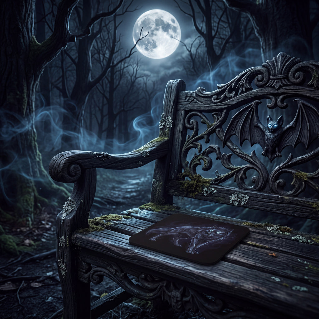 Wolf Coaster – Spooky Halloween Drink Mat