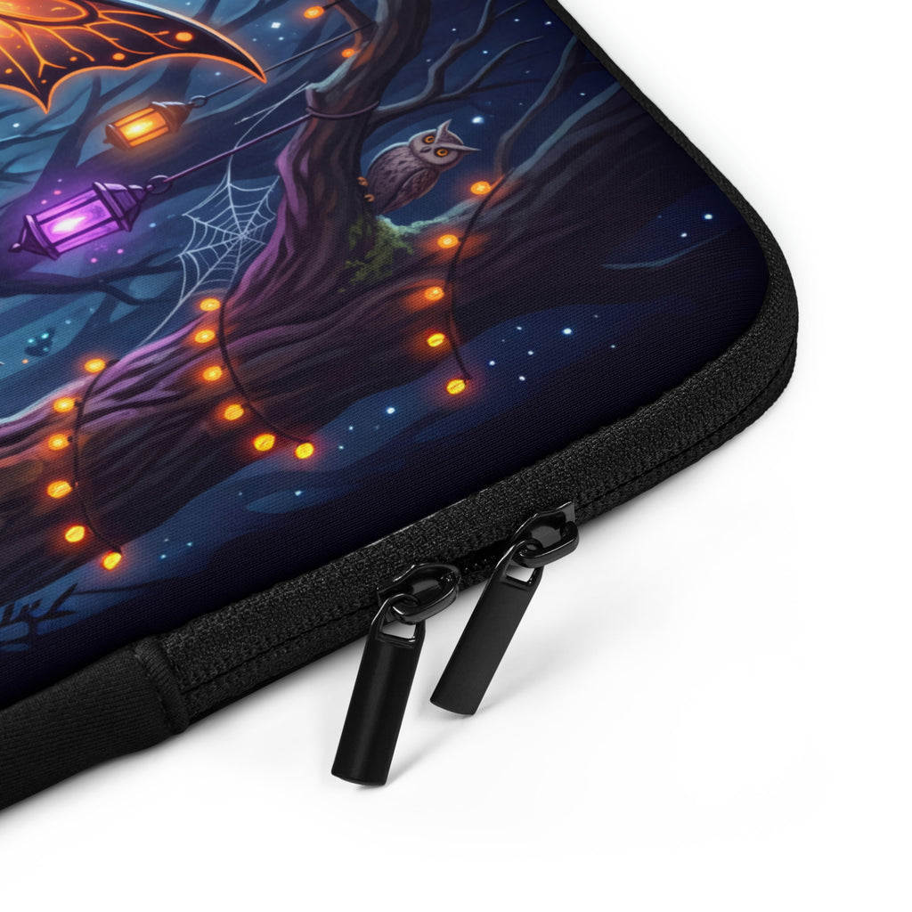 Halloween Fairy Laptop Sleeve – Pumpkin Forest Fantasy | Neoprene Case