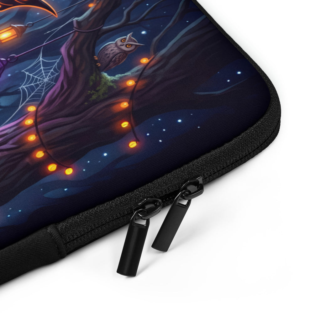 Halloween Fairy Laptop Sleeve – Pumpkin Forest Fantasy | Neoprene Case