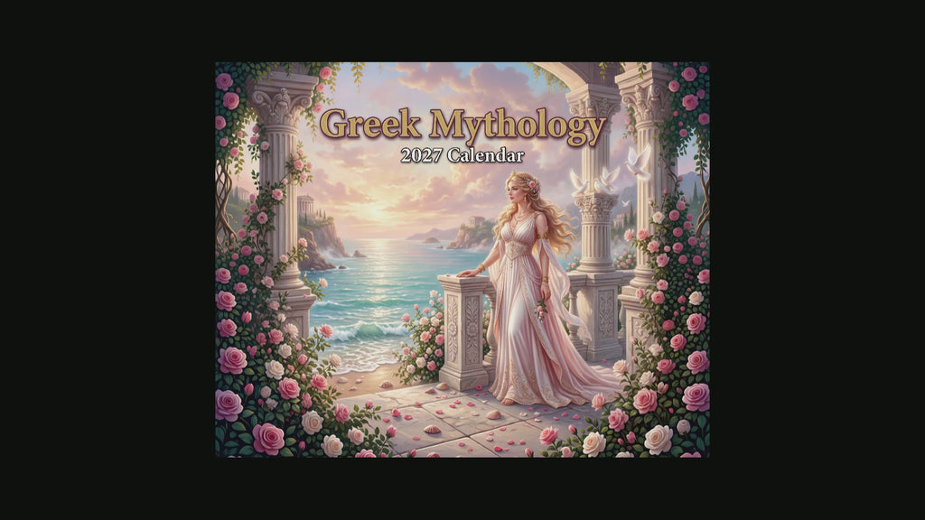 Greek Mythology 2027 Wall Calendar – Greek Gods and Goddesses Fantasy Art, Zeus, Aphrodite, Poseidon & More