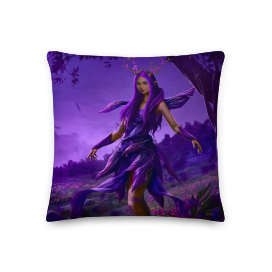 Premium Pillow Cover - Nymph Girl