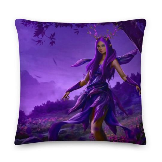 Premium Pillow Cover - Nymph Girl