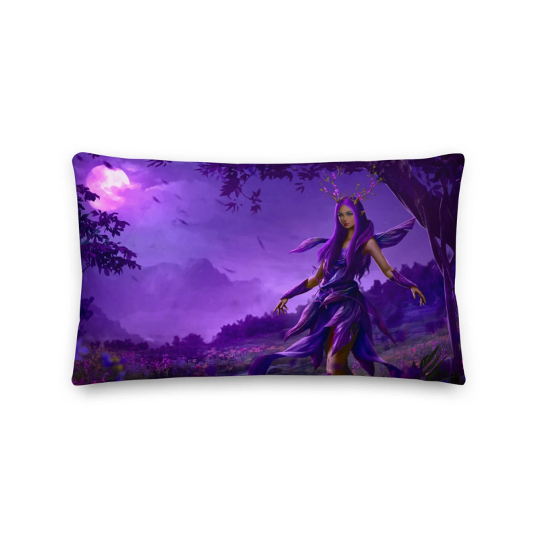 Premium Pillow Cover - Nymph Girl