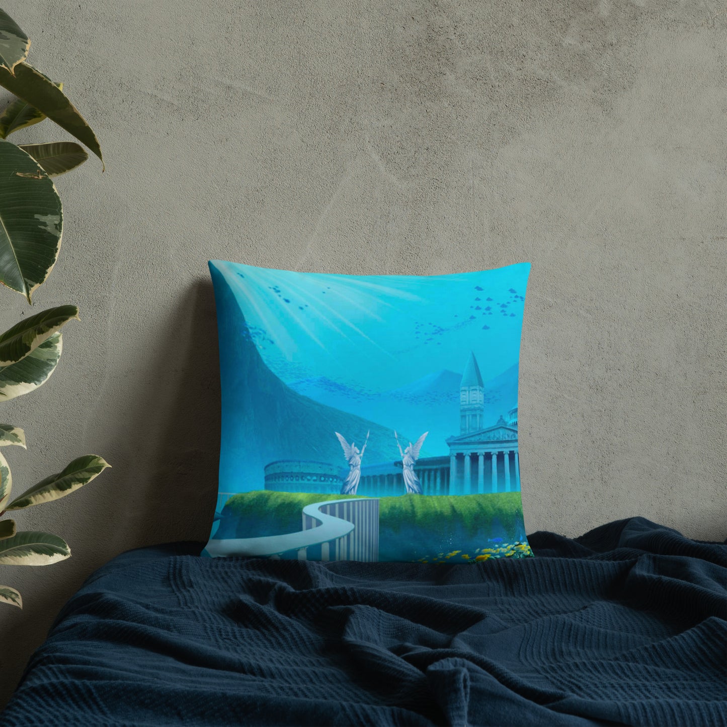 Beautiful Soft Pillow - Atlantis Kingdom