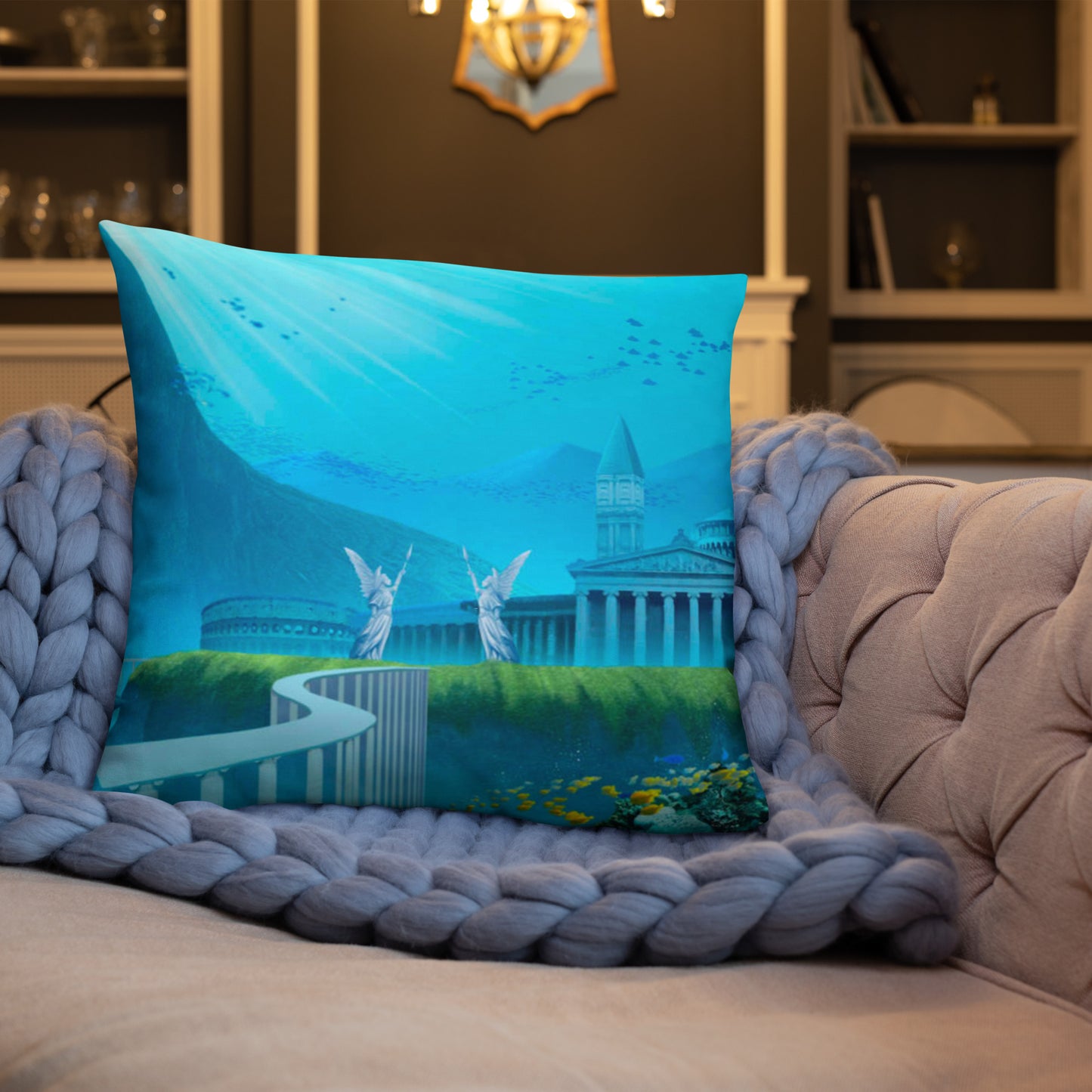 Beautiful Soft Pillow - Atlantis Kingdom