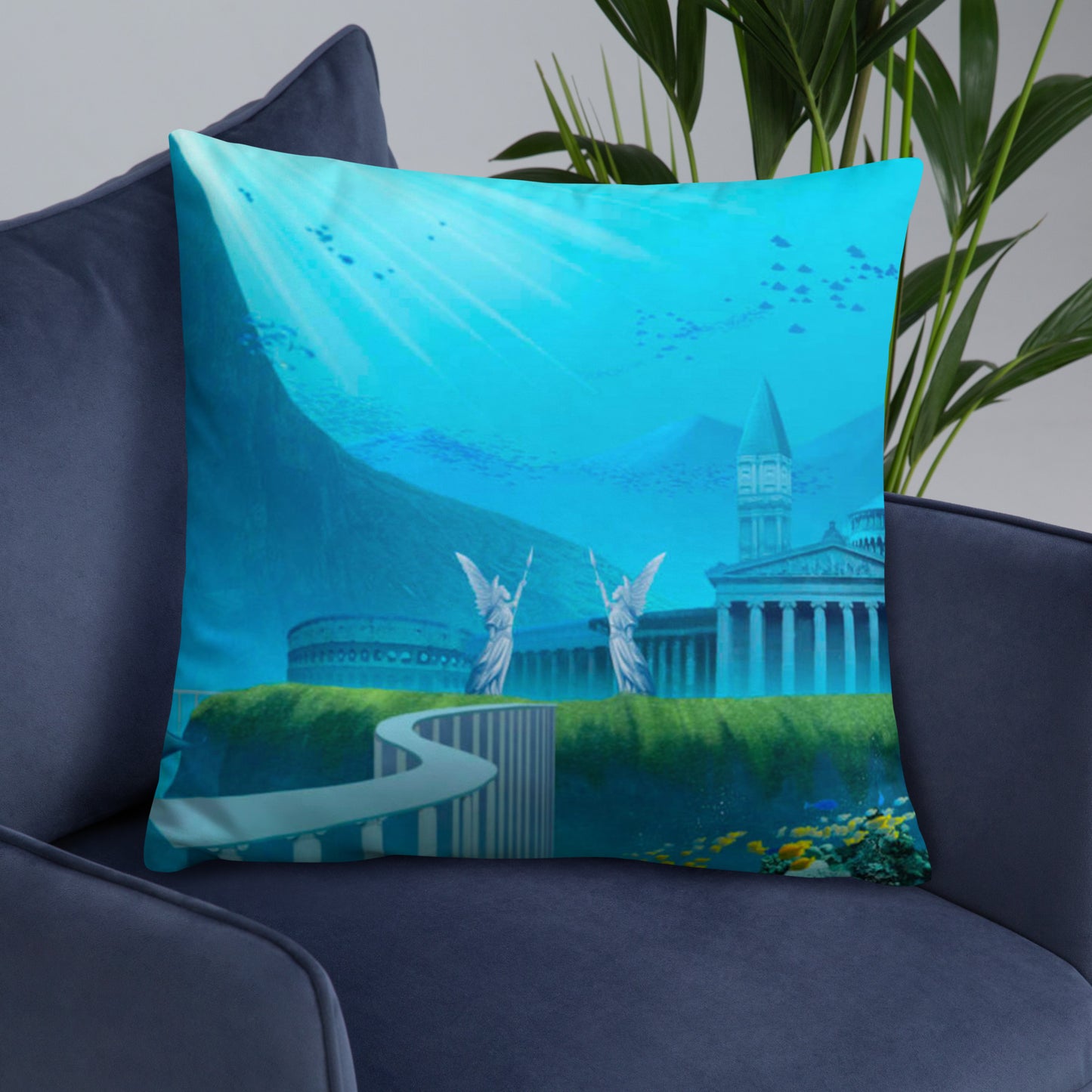 Beautiful Soft Pillow - Atlantis Kingdom