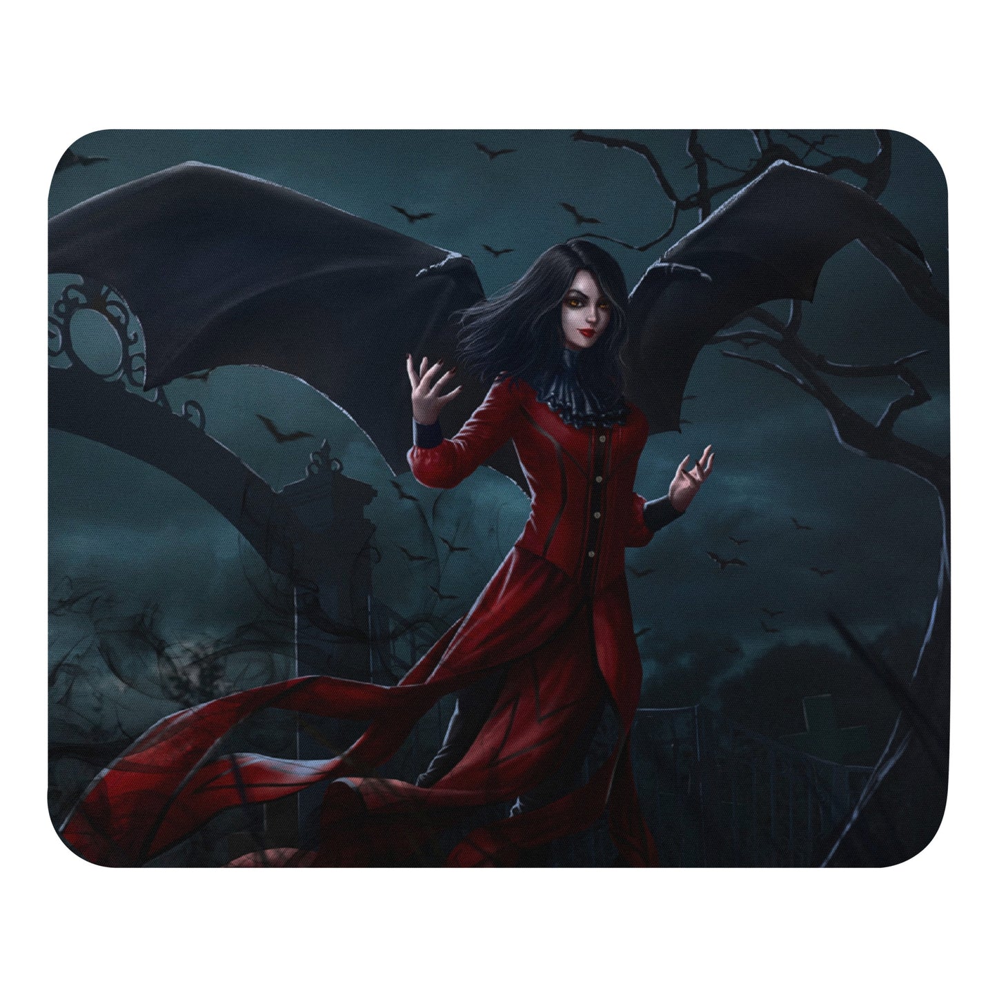 Spooky Mouse Pad - Vampire Woman