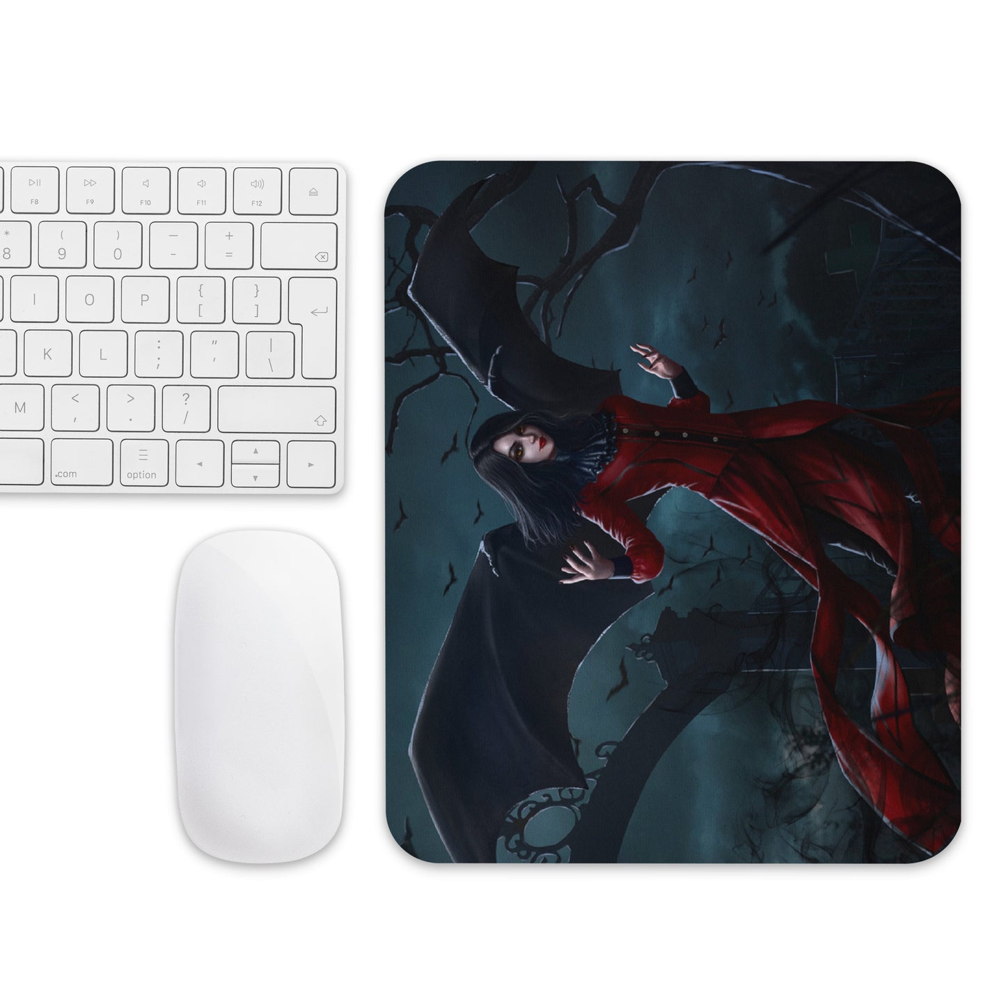 Spooky Mouse Pad - Vampire Woman