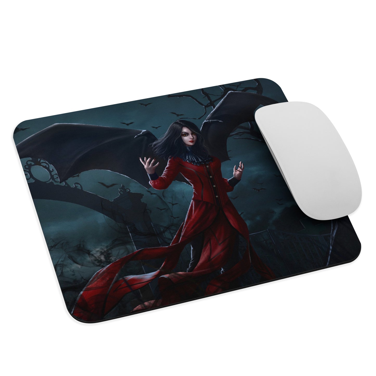 Spooky Mouse Pad - Vampire Woman