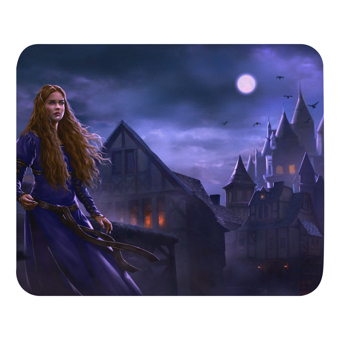 Beautiful Mouse Pad - Medieval Woman