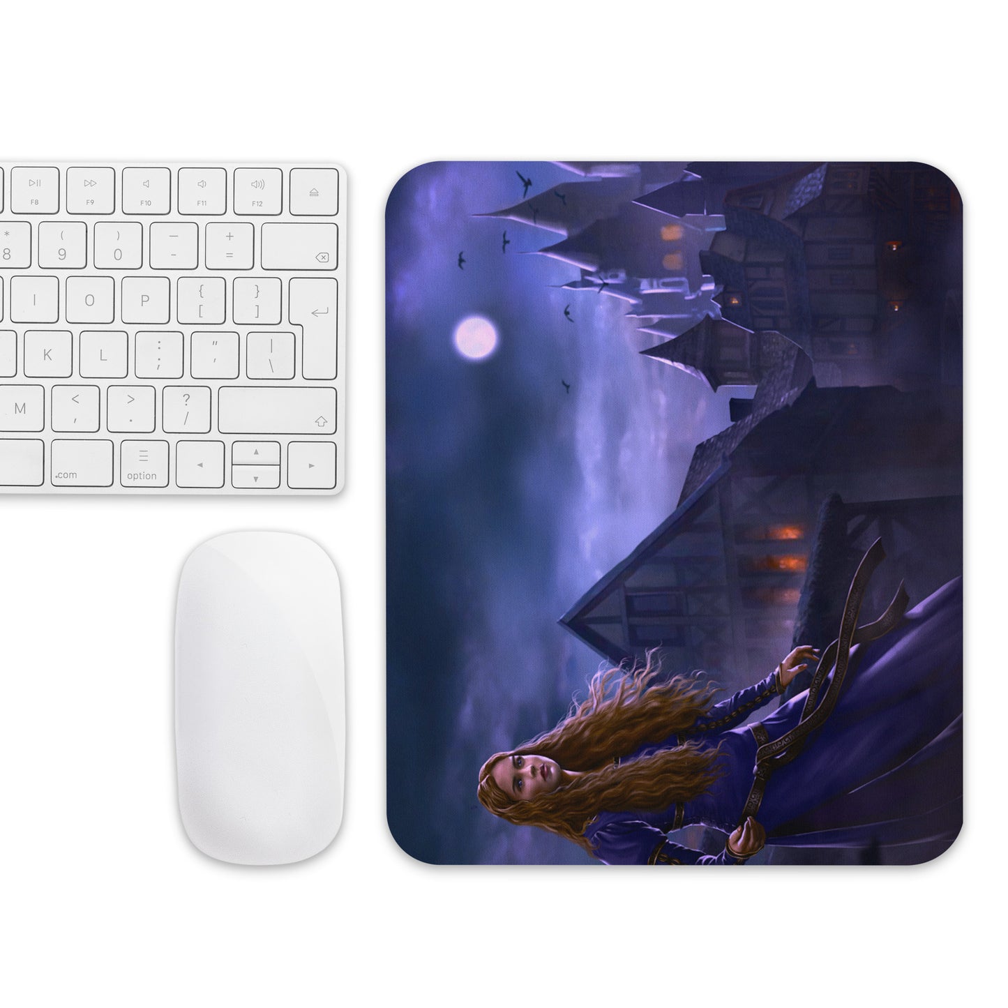 Beautiful Mouse Pad - Medieval Woman