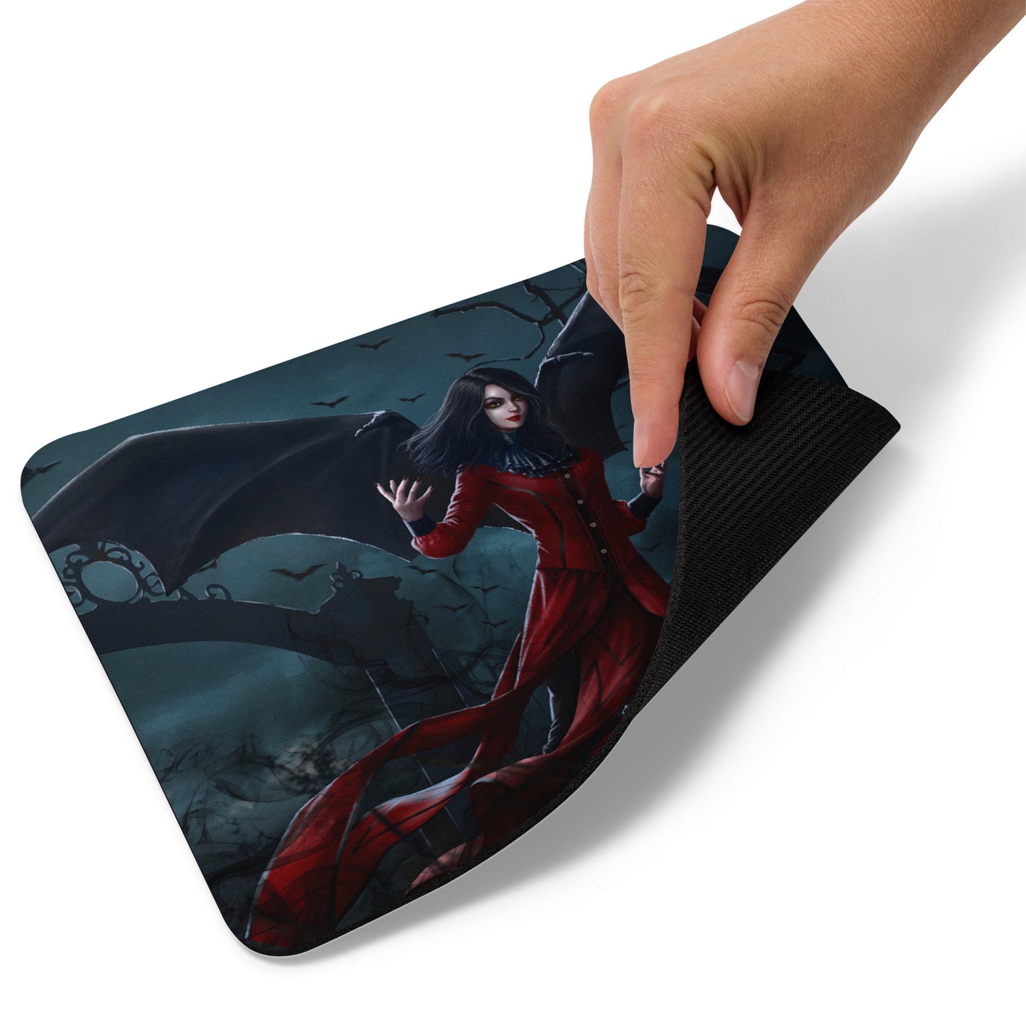 Spooky Mouse Pad - Vampire Woman