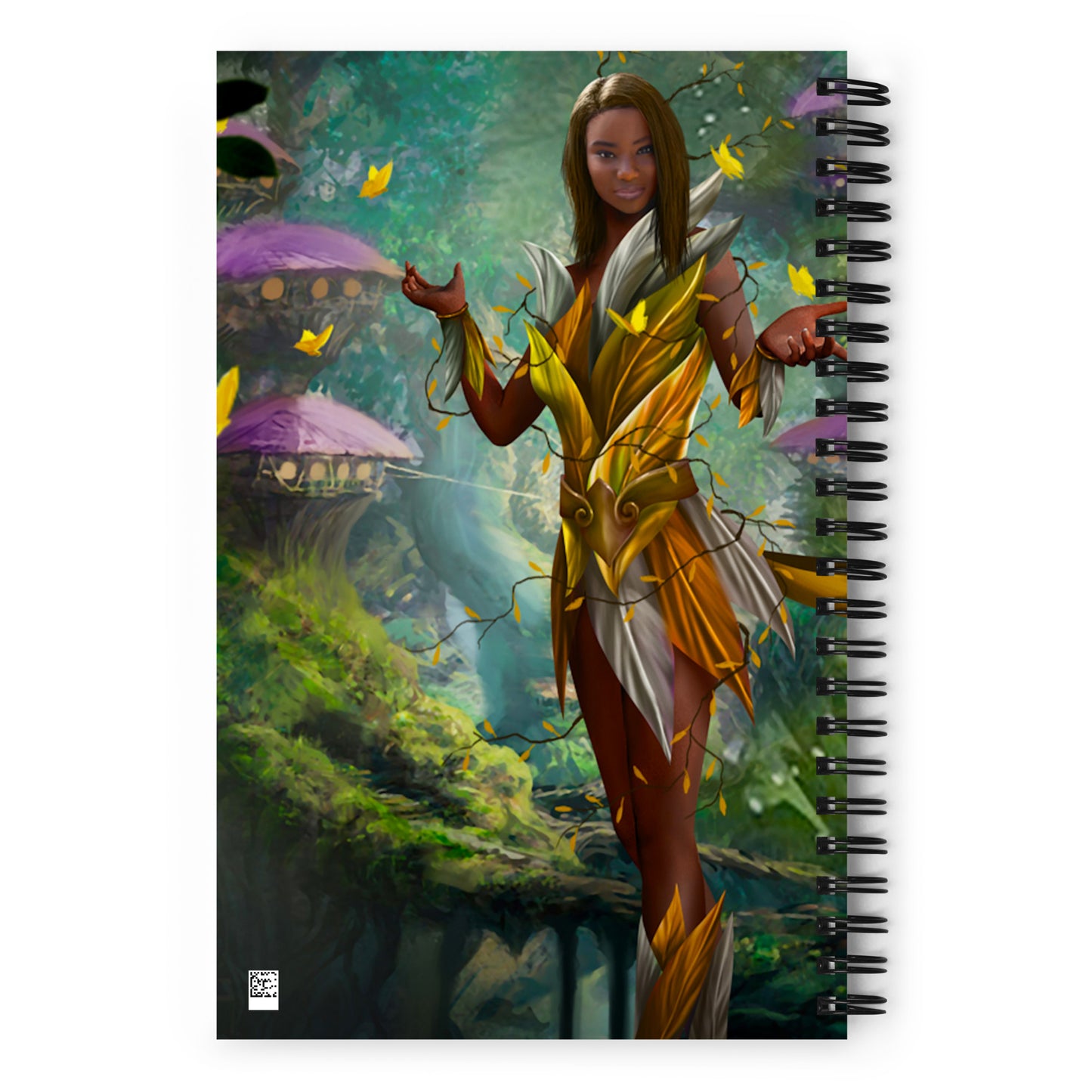 Beautiful Spiral Notebook - Friendly Dryad