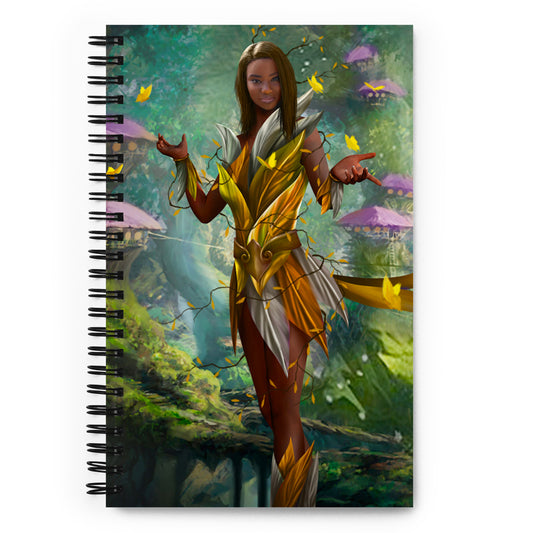 Beautiful Spiral Notebook - Friendly Dryad